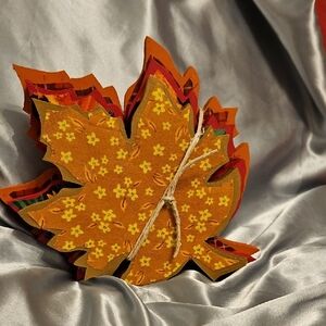 Autumn Leaf Shaped Decoration